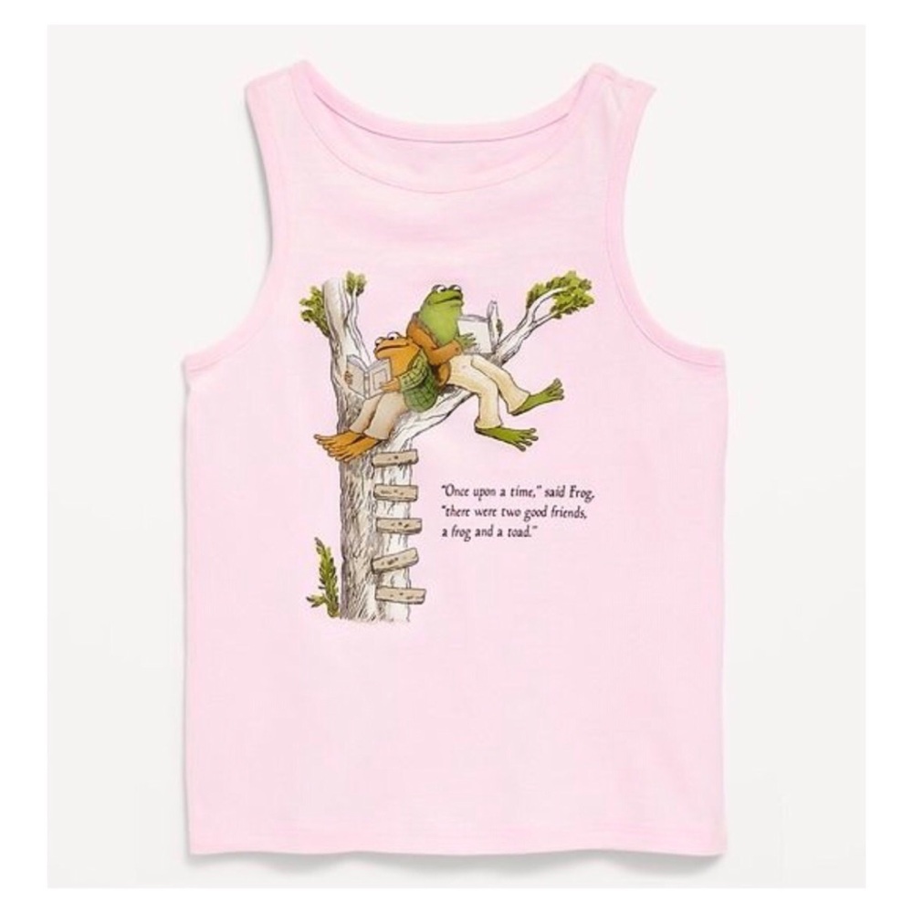 Frog and Toad Graphic Tank Top | L (10-12)